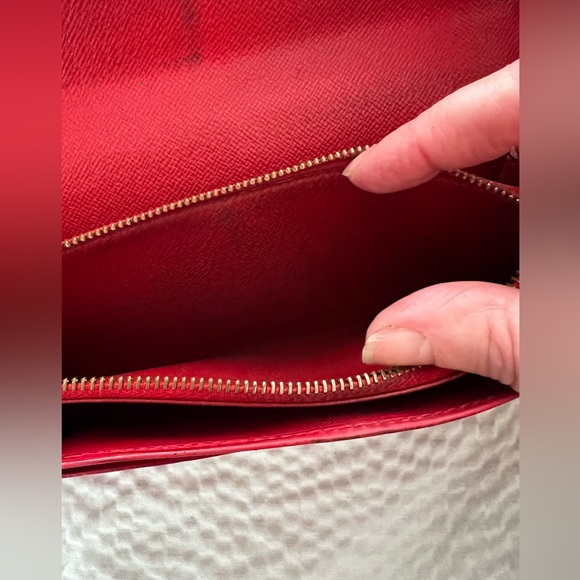 LV red epi long wallet - Picture 6 of 16